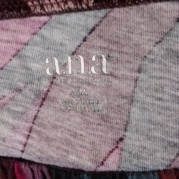 a.n.a Multicolor Striped Long-Sleeve Top, Size M, Pre-Owned - Picture 4 of 6